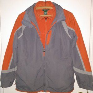 LL Bean Boy's Winter 3 in 1 Jacket System